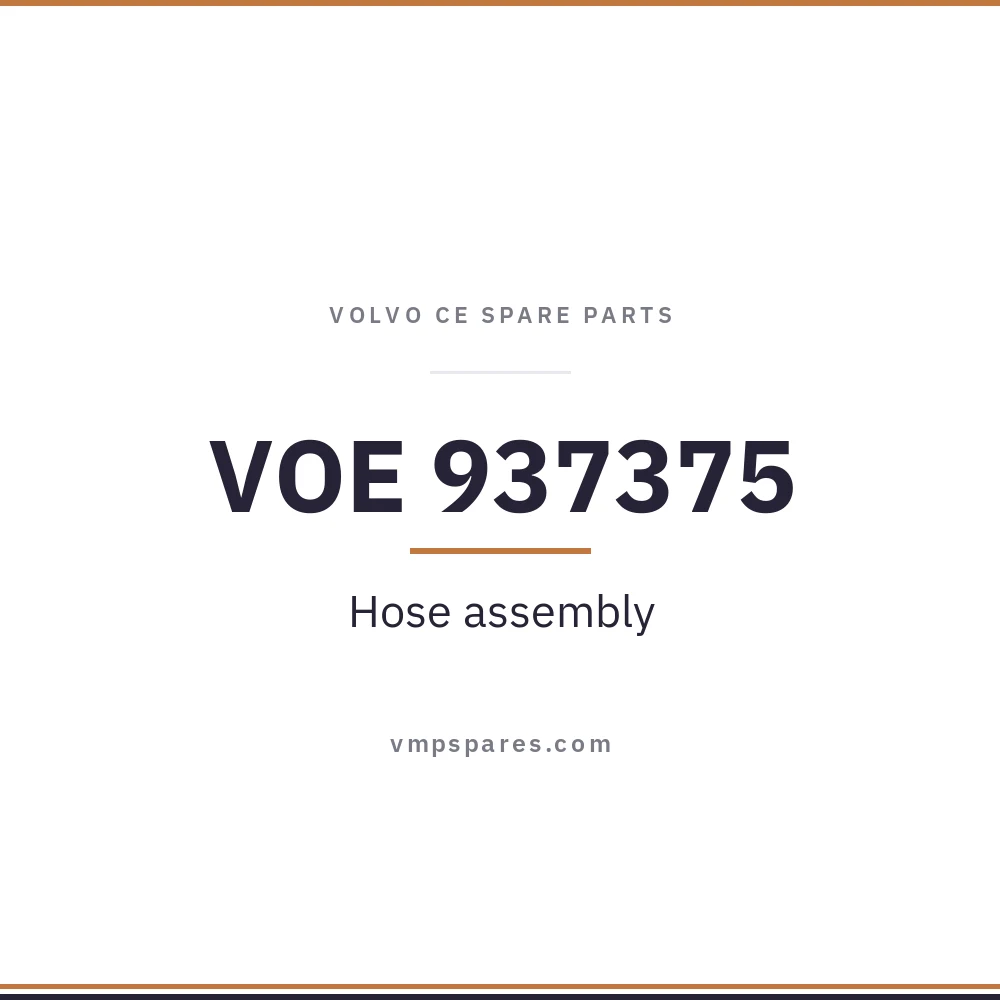 VOE 937375 – Hose assembly