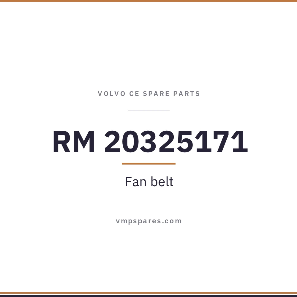 RM 20325171 – Fan belt