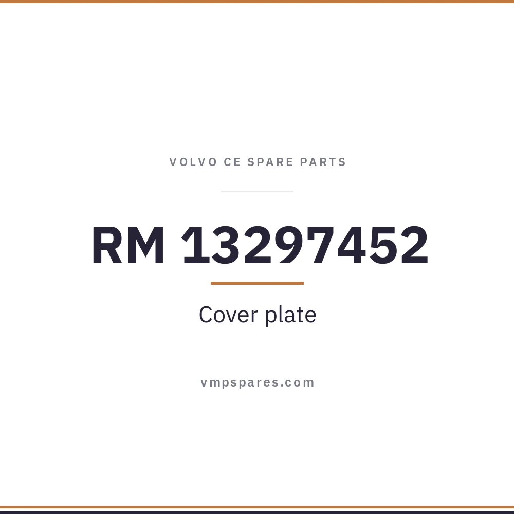 RM 13297452 – Cover plate