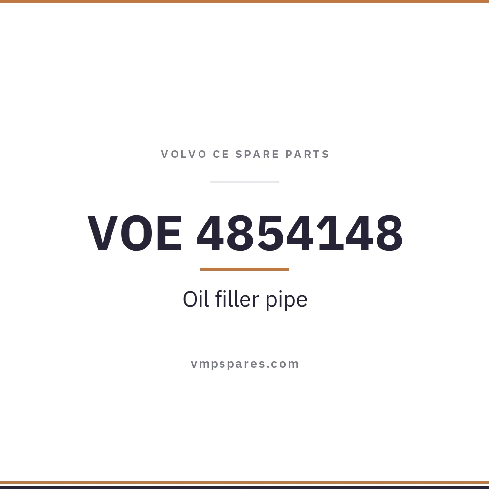 VOE 4854148 – Oil filler pipe