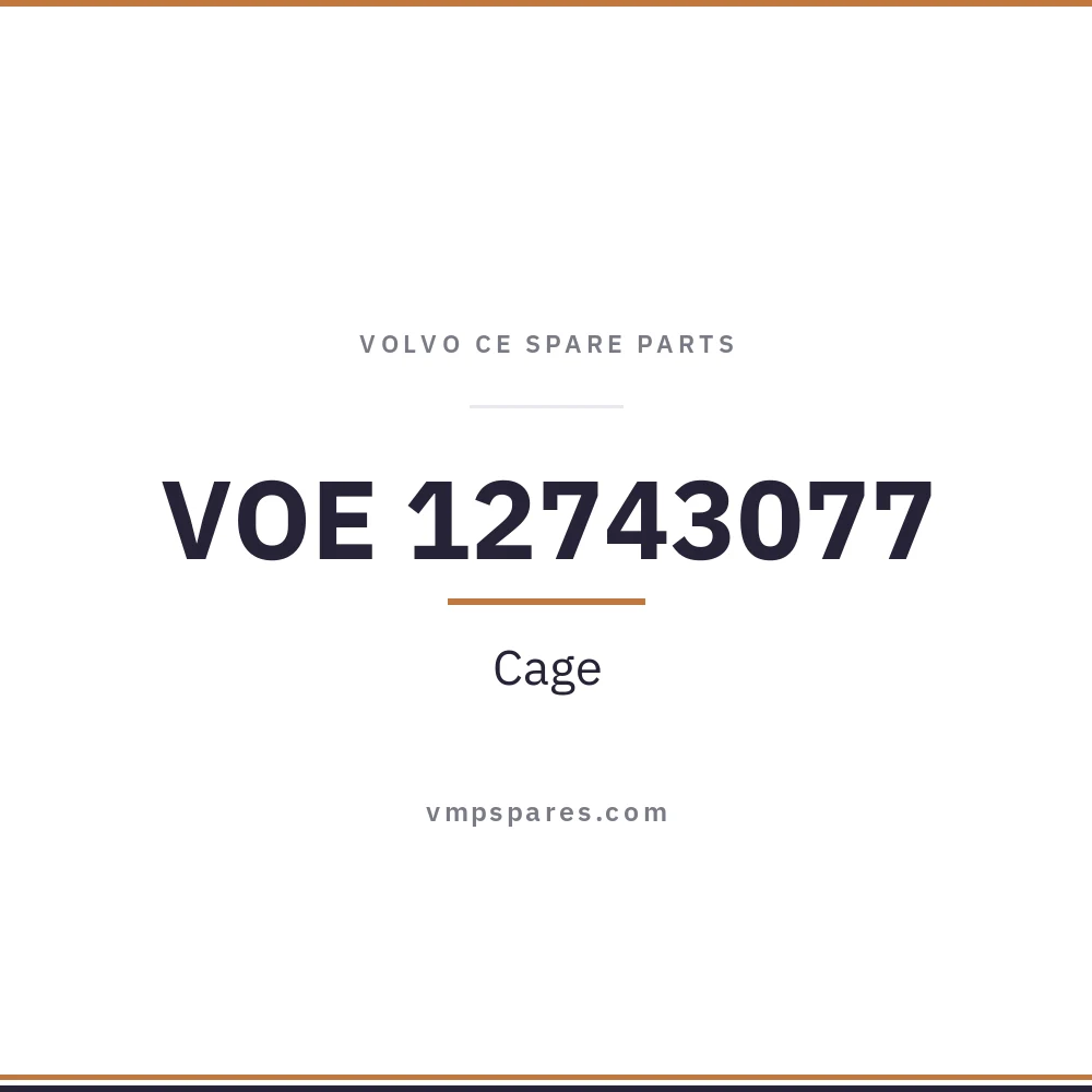 VOE 12743077 – Cage