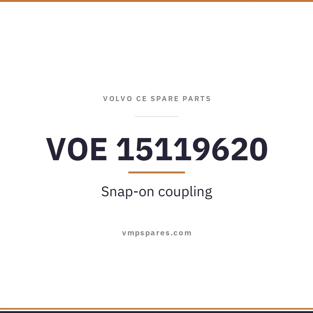 VOE 15119620 – Snap-on coupling