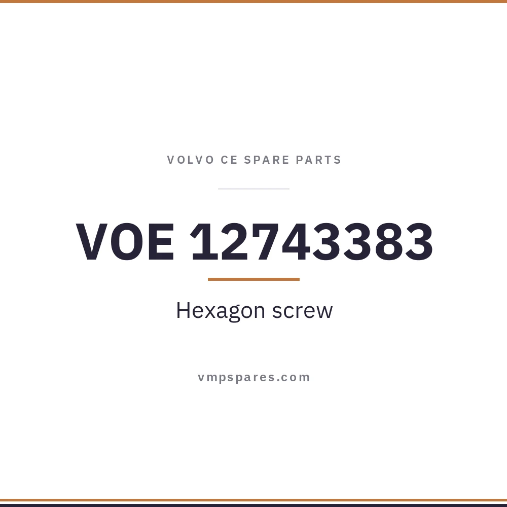 VOE 12743383 – Hexagon screw