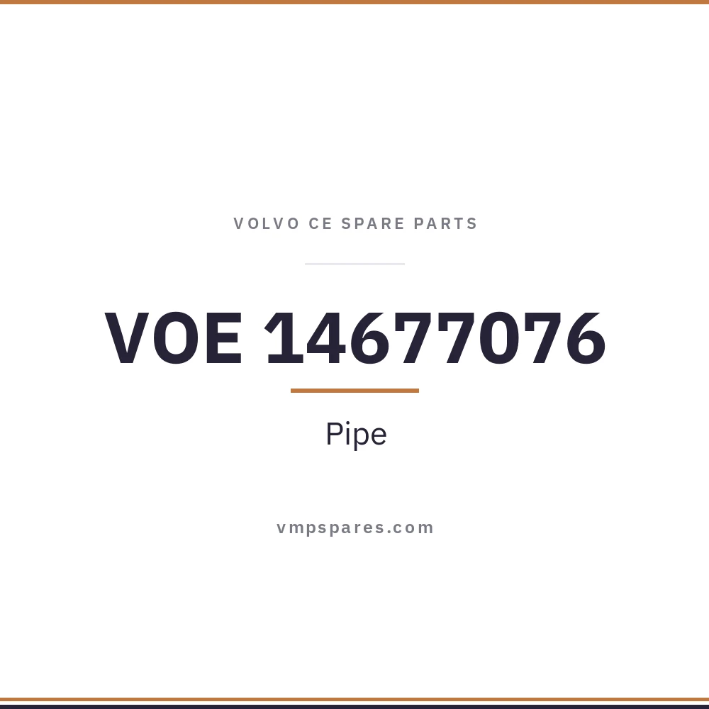 VOE 14677076 – Pipe