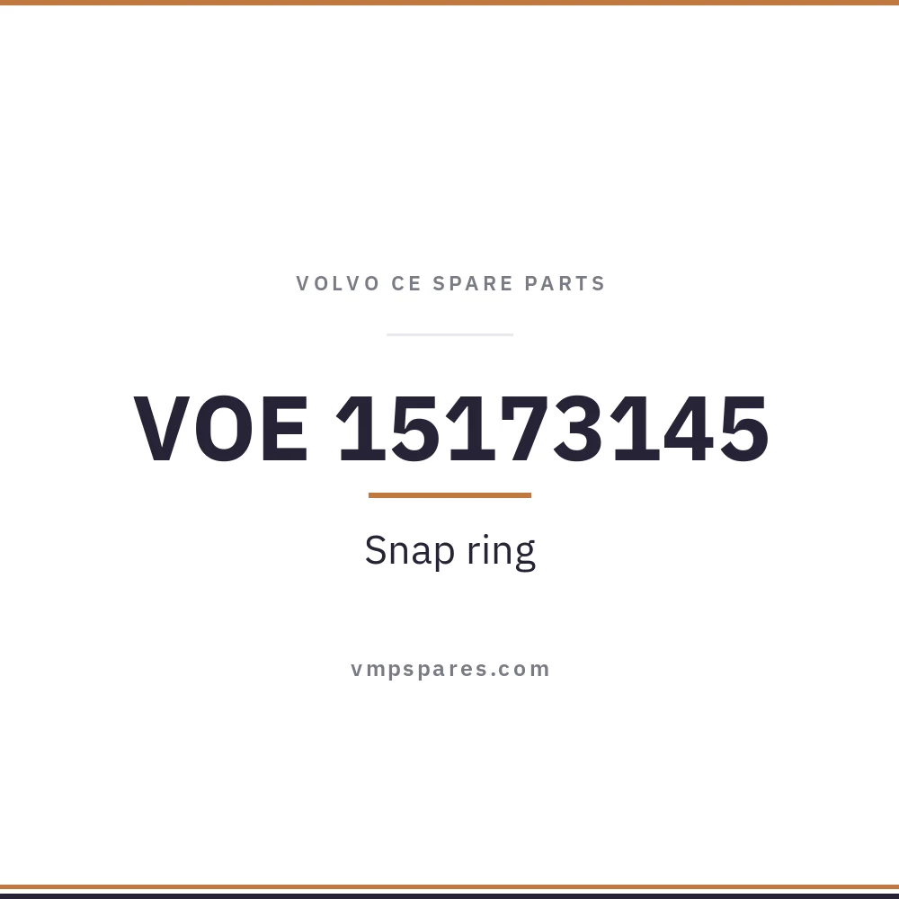 VOE 15173145 – Snap ring