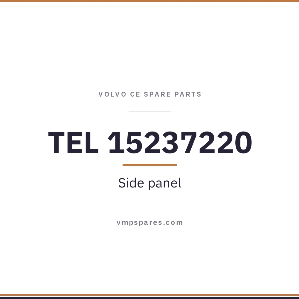 TEL 15237220 – Side panel