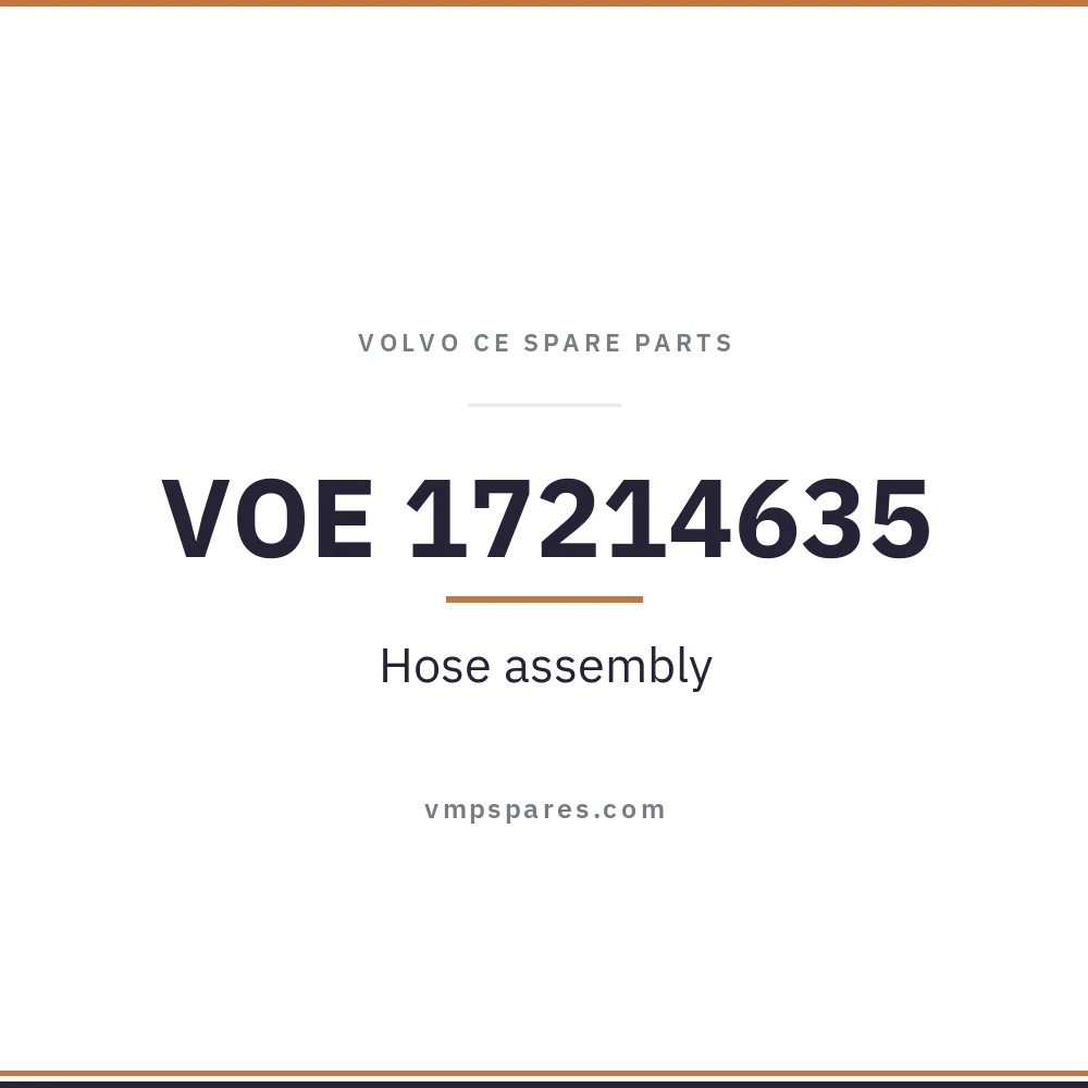 VOE 17214635 – Hose assembly