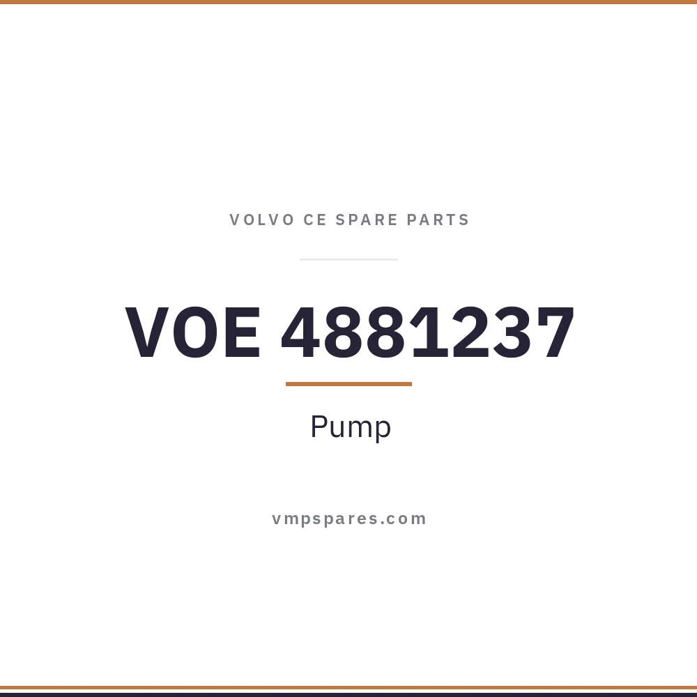 VOE 4881237 – Pump