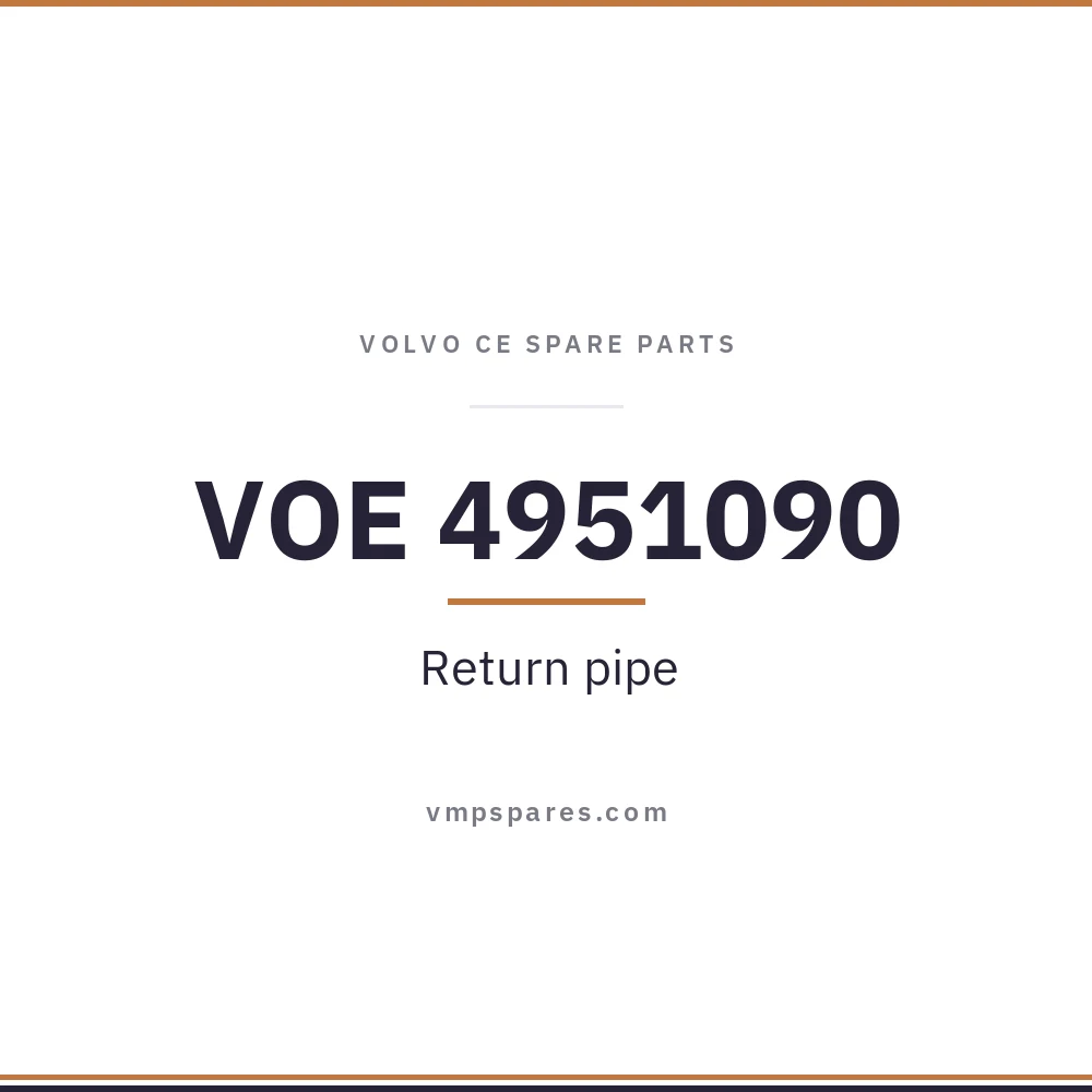 VOE 4951090 – Return pipe