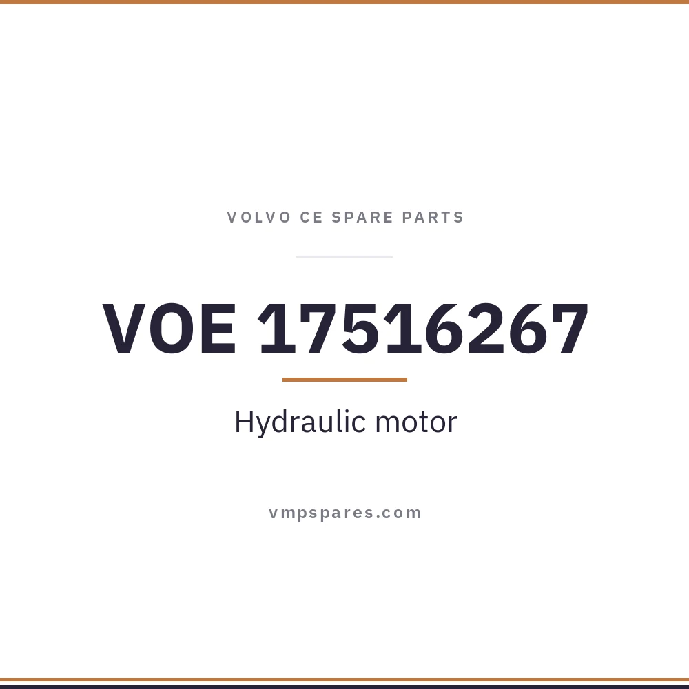VOE 17516267 – Hydraulic motor