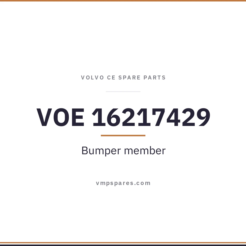 VOE 16217429 – Bumper member