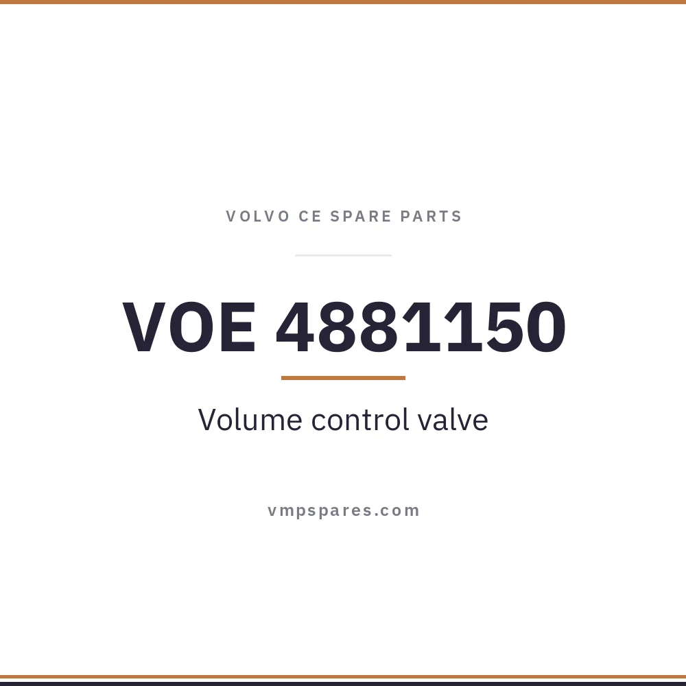 VOE 4881150 – Volume control valve