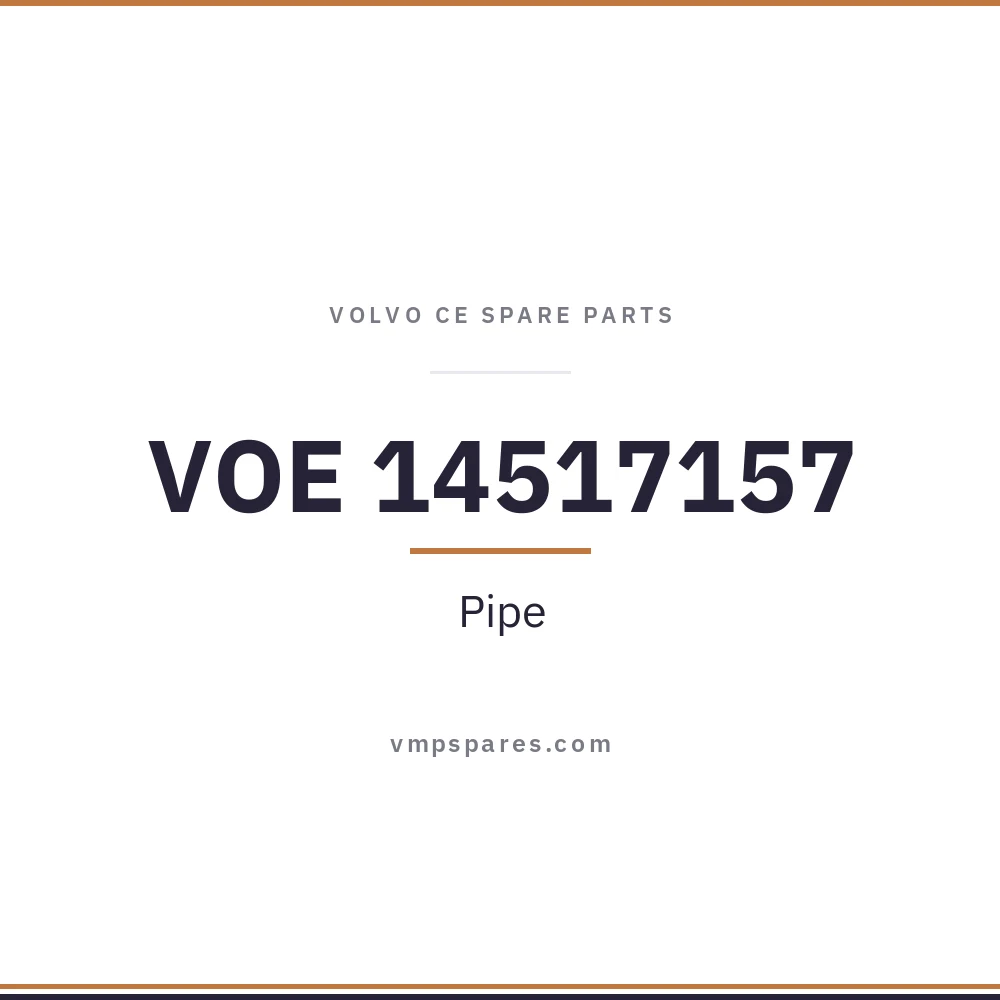VOE 14517157 – Pipe