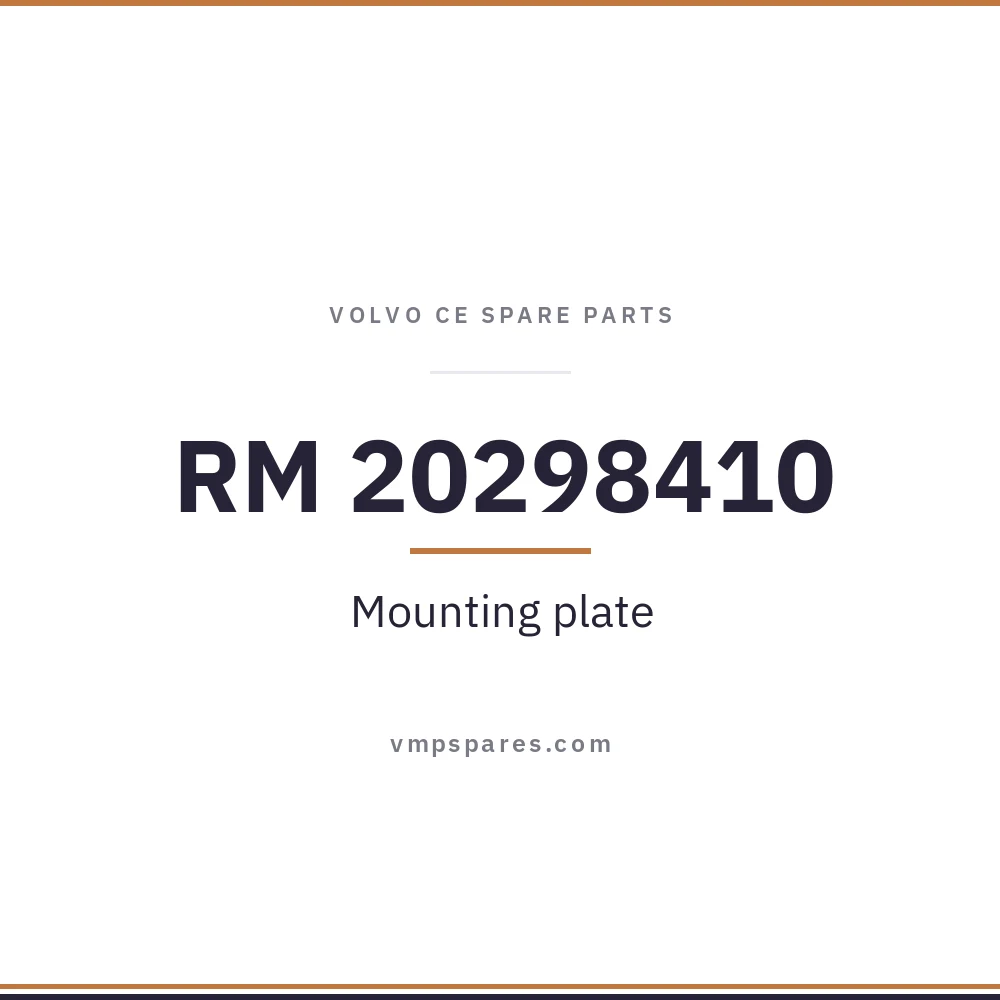 RM 20298410 – Mounting plate