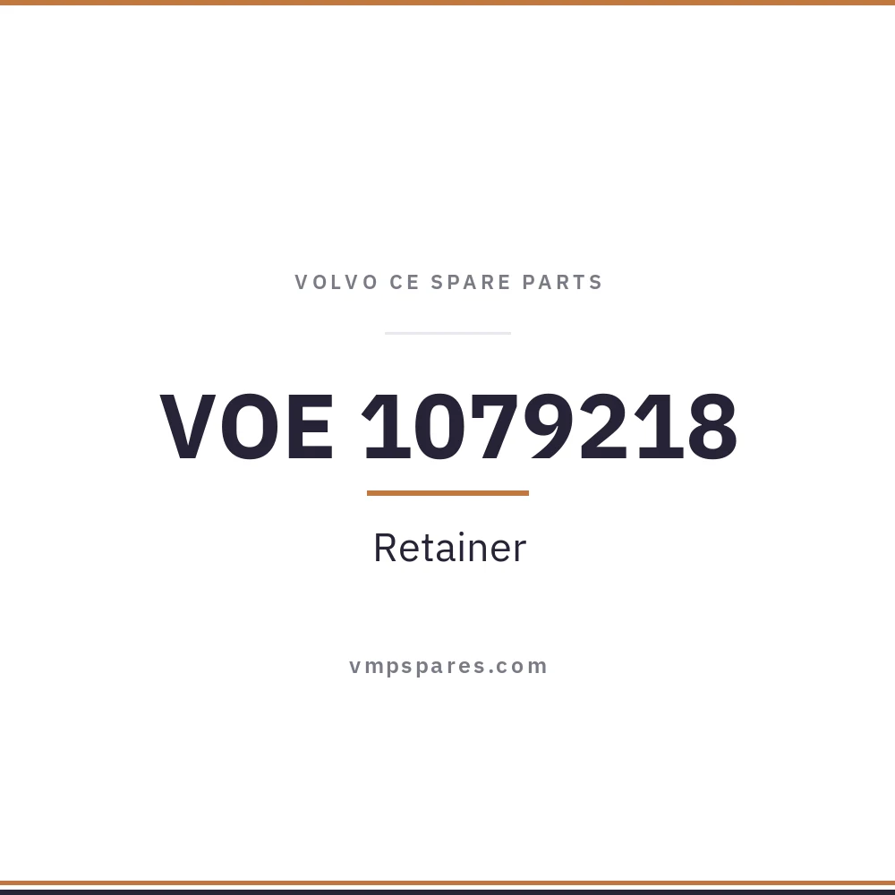 VOE 1079218 – Retainer