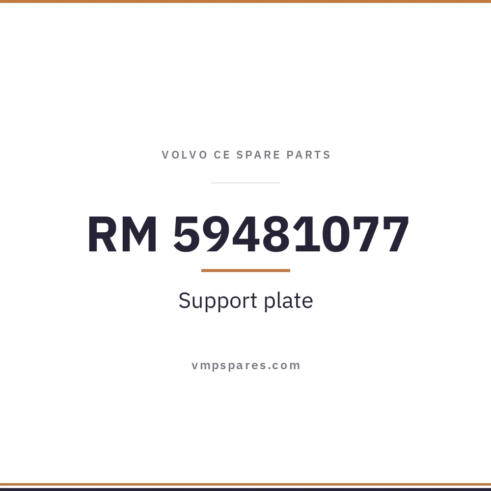 RM 59481077 – Support plate