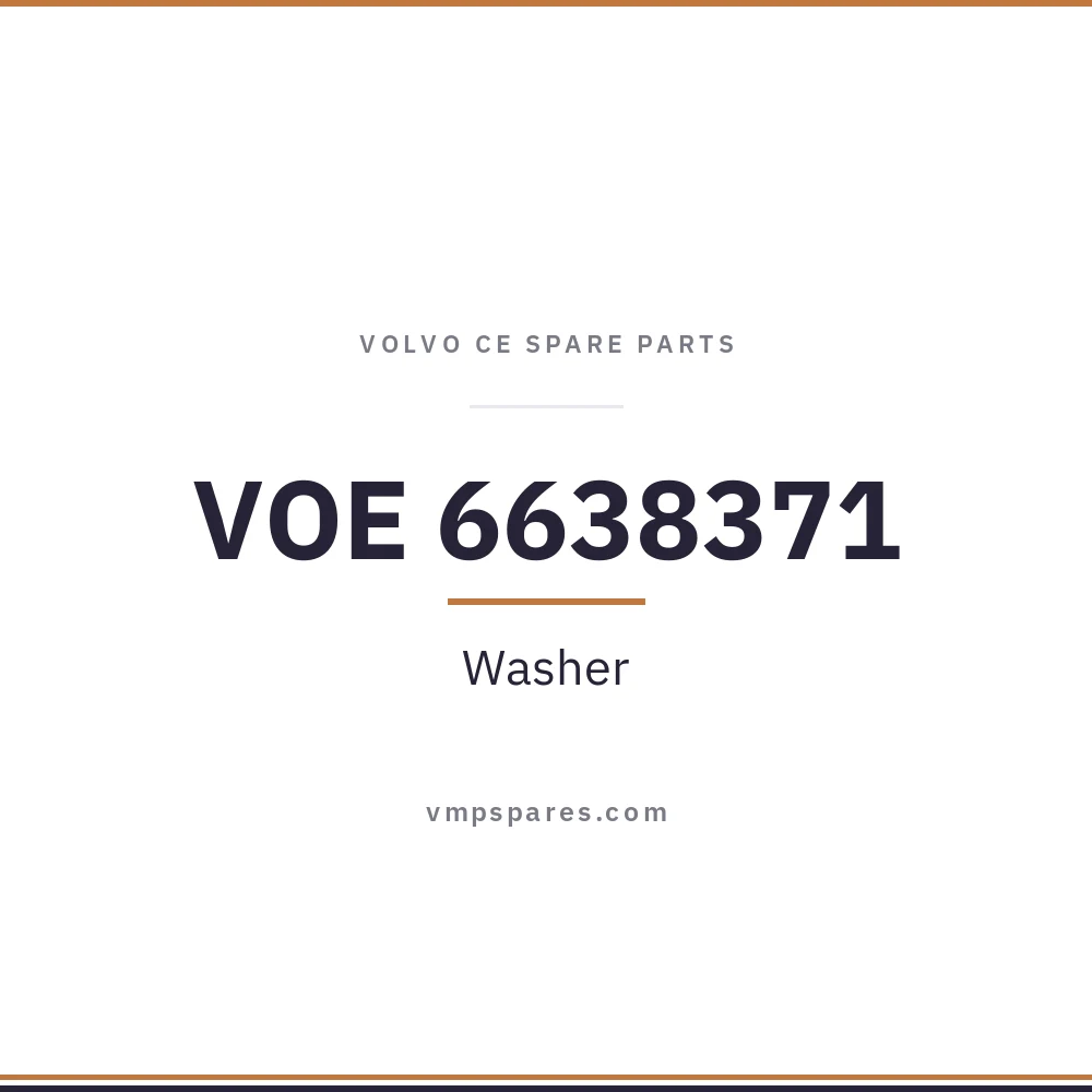 VOE 6638371 – Washer