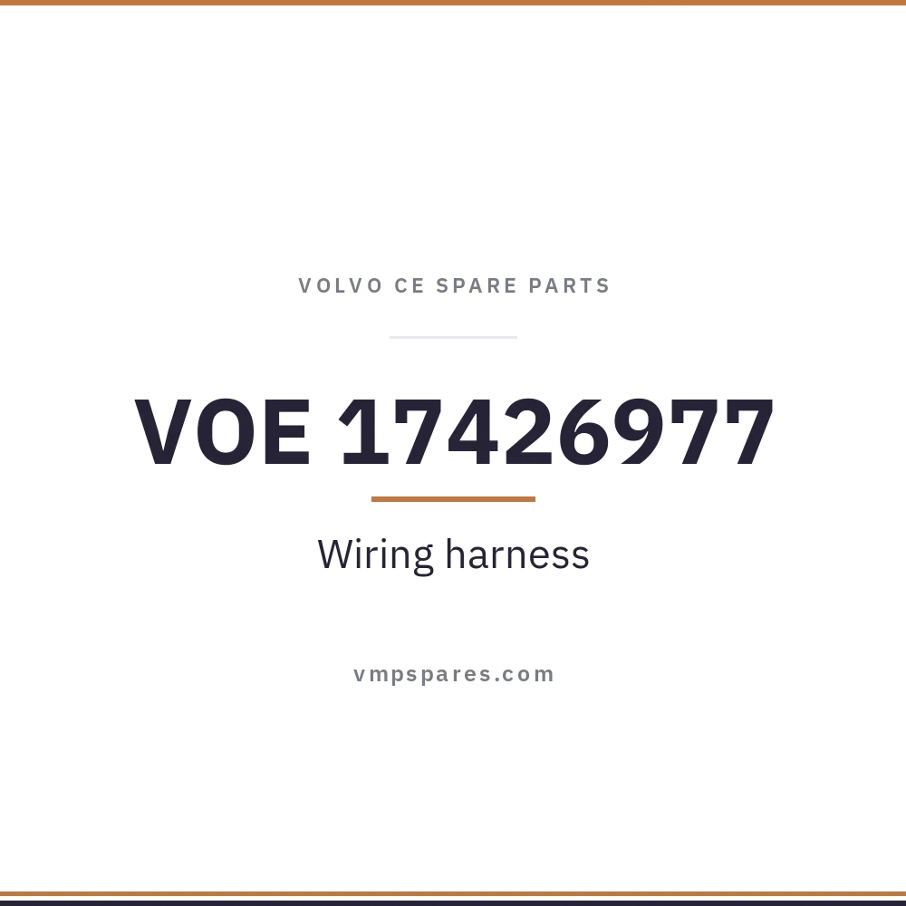 VOE 17426977 – Wiring harness
