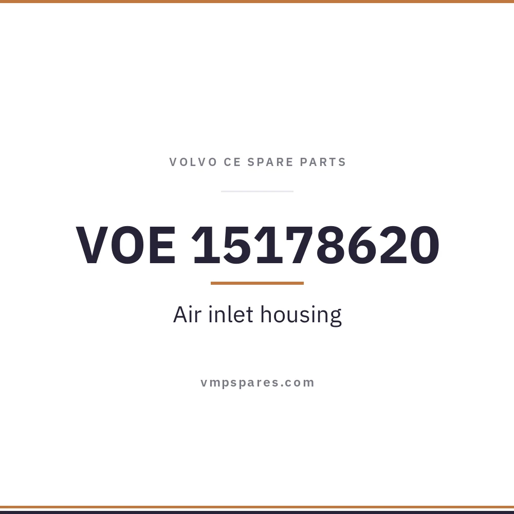 VOE 15178620 – Air inlet housing