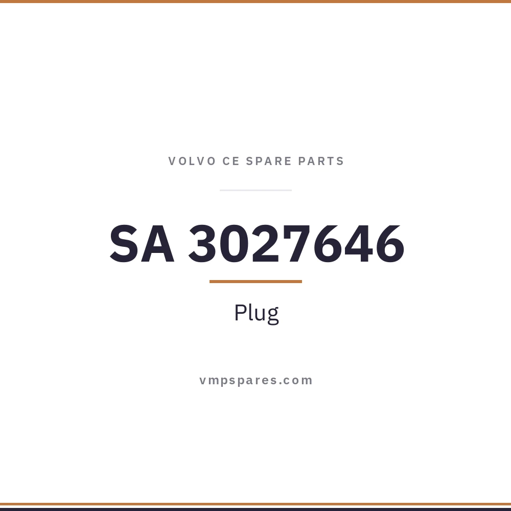 SA 3027646 – Plug