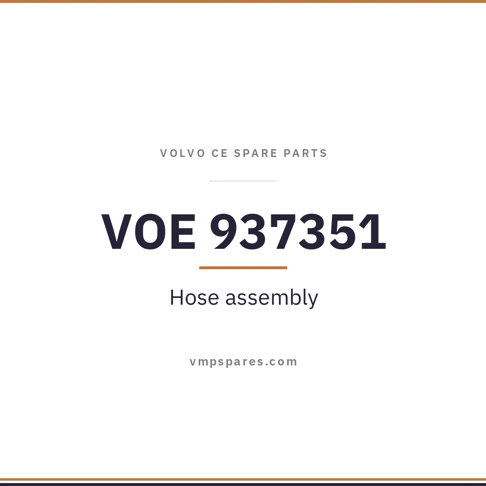 VOE 937351 – Hose assembly