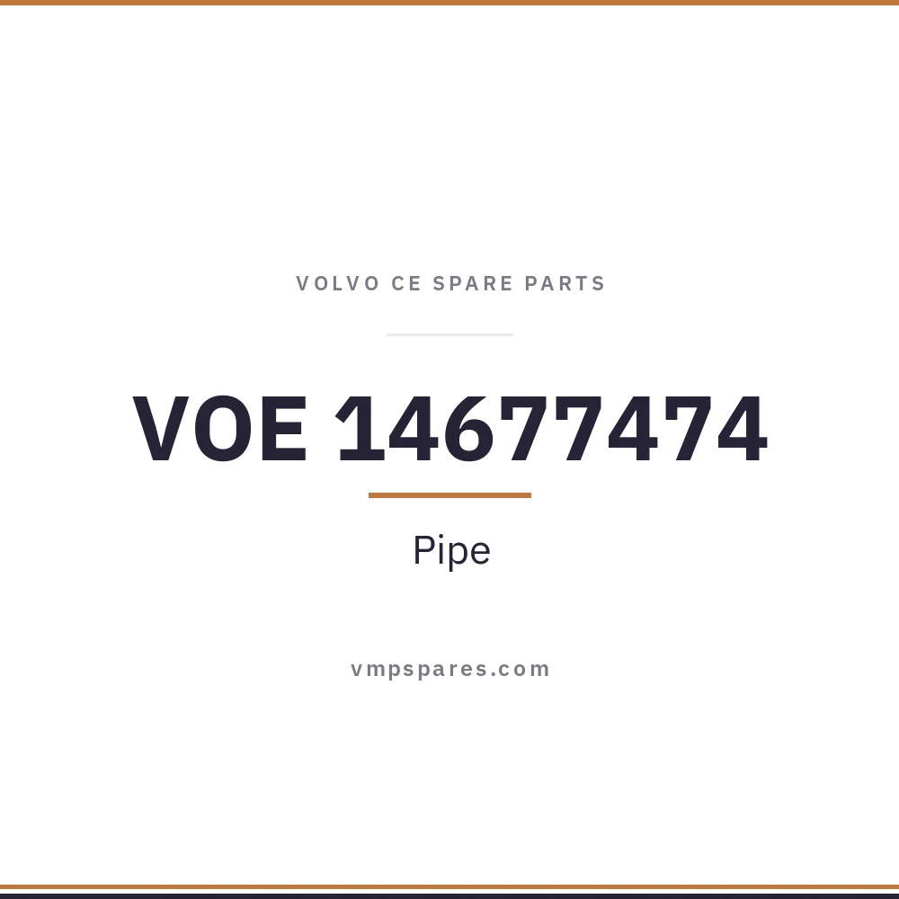 VOE 14677474 – Pipe