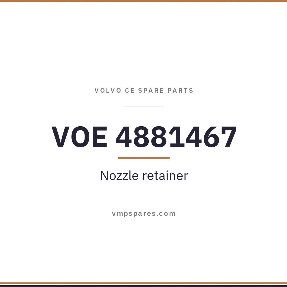 VOE 4881467 – Nozzle retainer