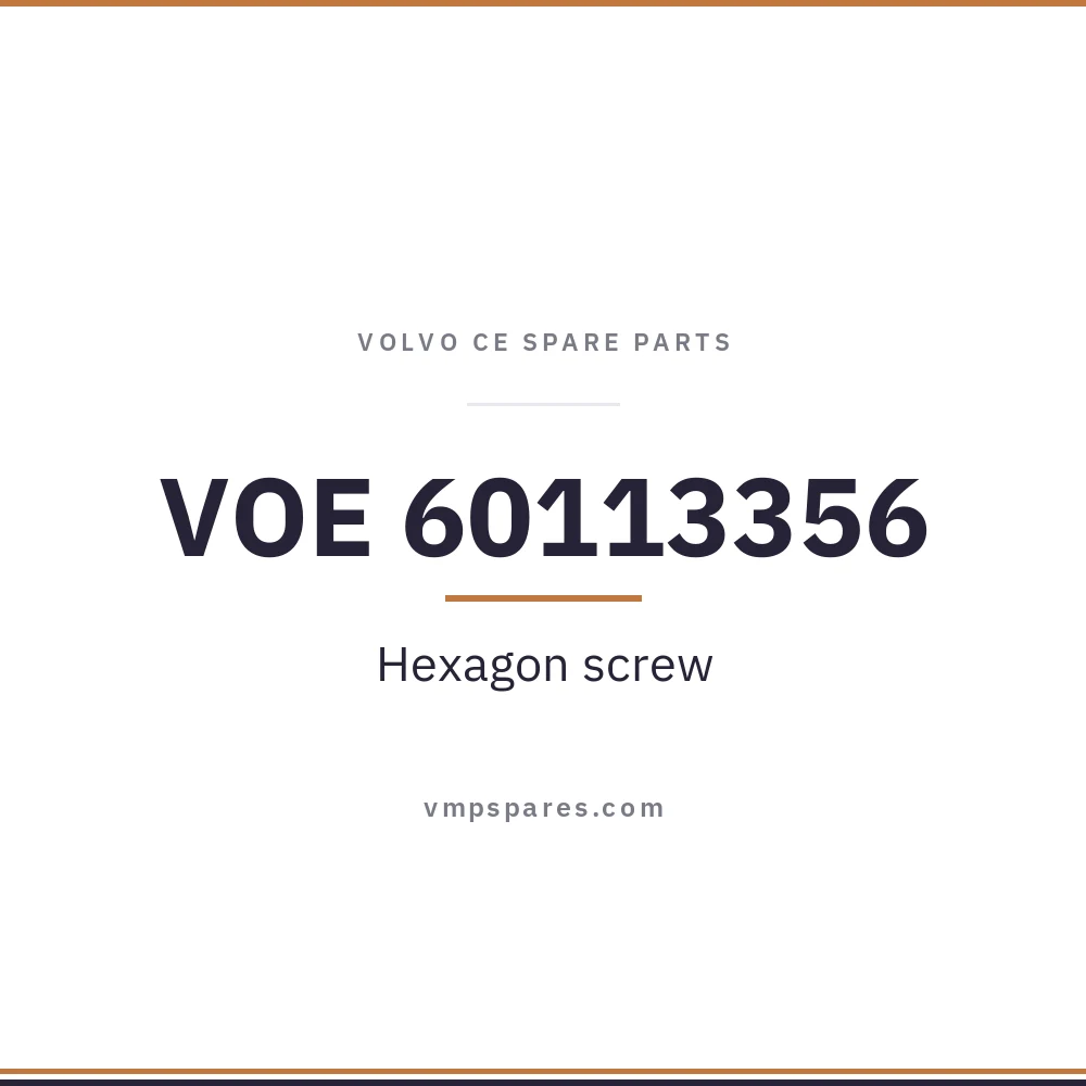 VOE 60113356 – Hexagon screw