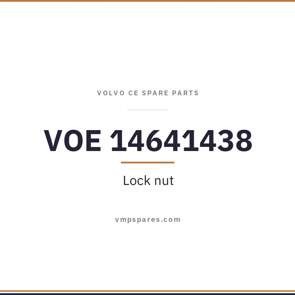 VOE 14641438 – Lock nut