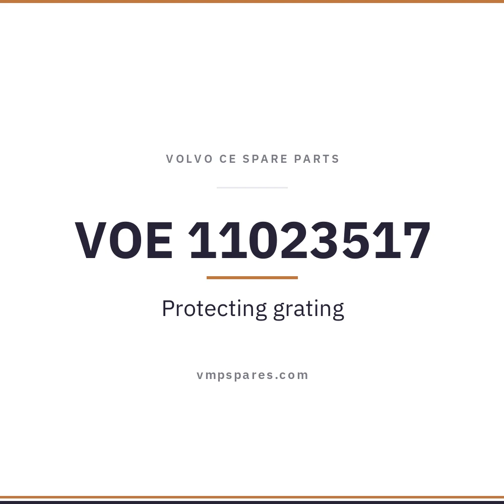 VOE 11023517 – Protecting grating