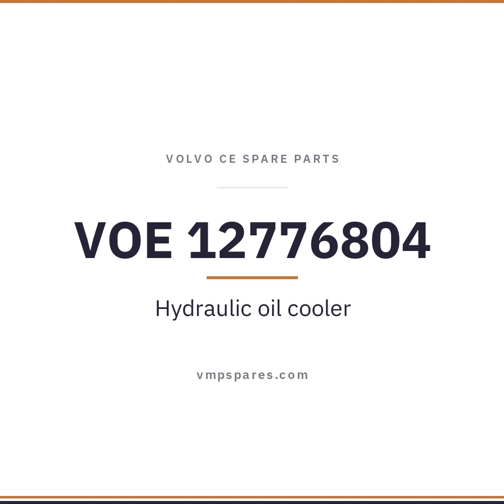 VOE 12776804 – Hydraulic oil cooler