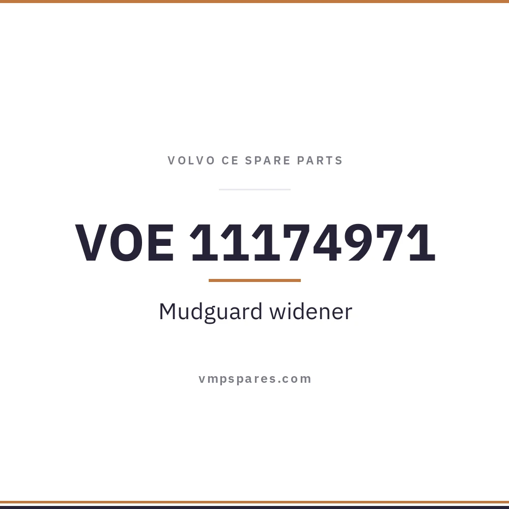 VOE 11174971 – Mudguard widener