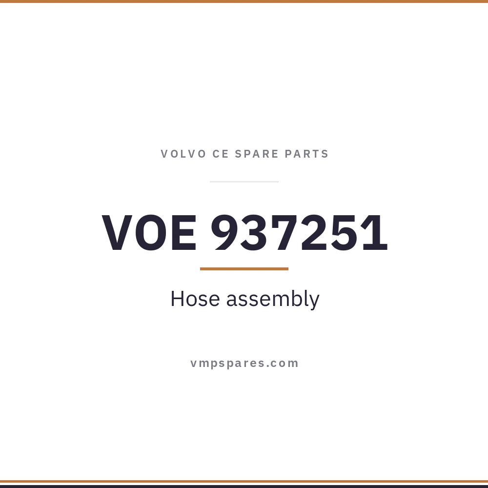 VOE 937251 – Hose assembly
