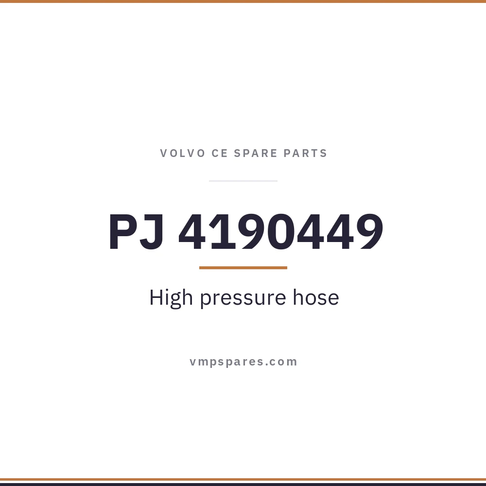 PJ 4190449 – High pressure hose
