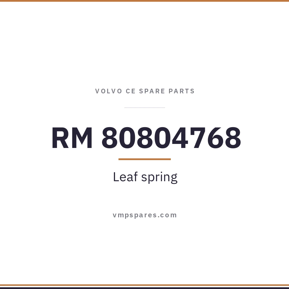 RM 80804768 – Leaf spring