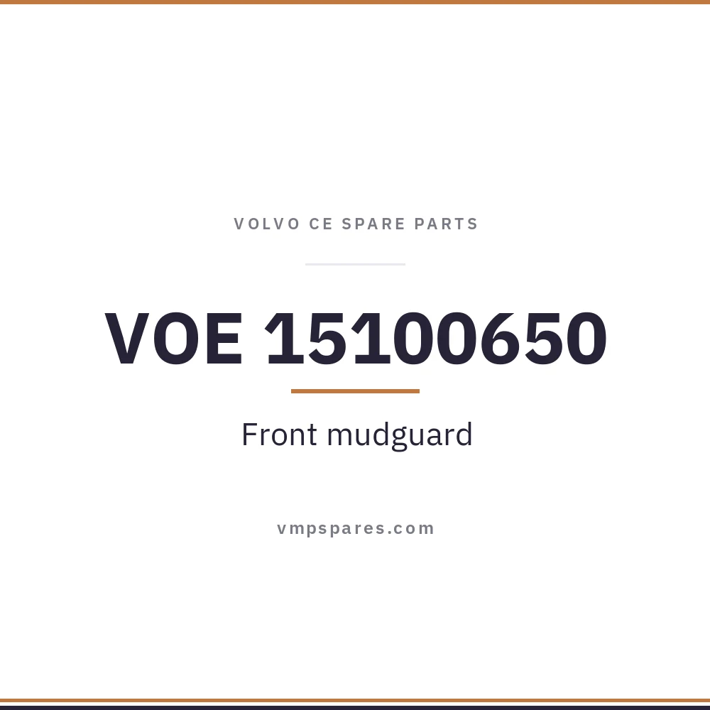 VOE 15100650 – Front mudguard
