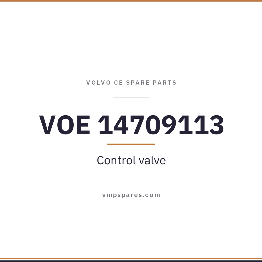 VOE 14709113 – Control valve