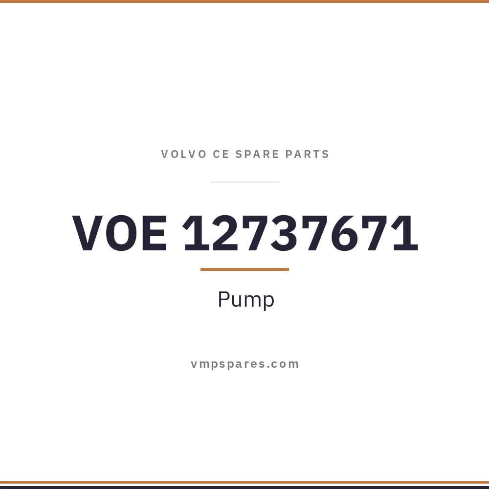 VOE 12737671 – Pump