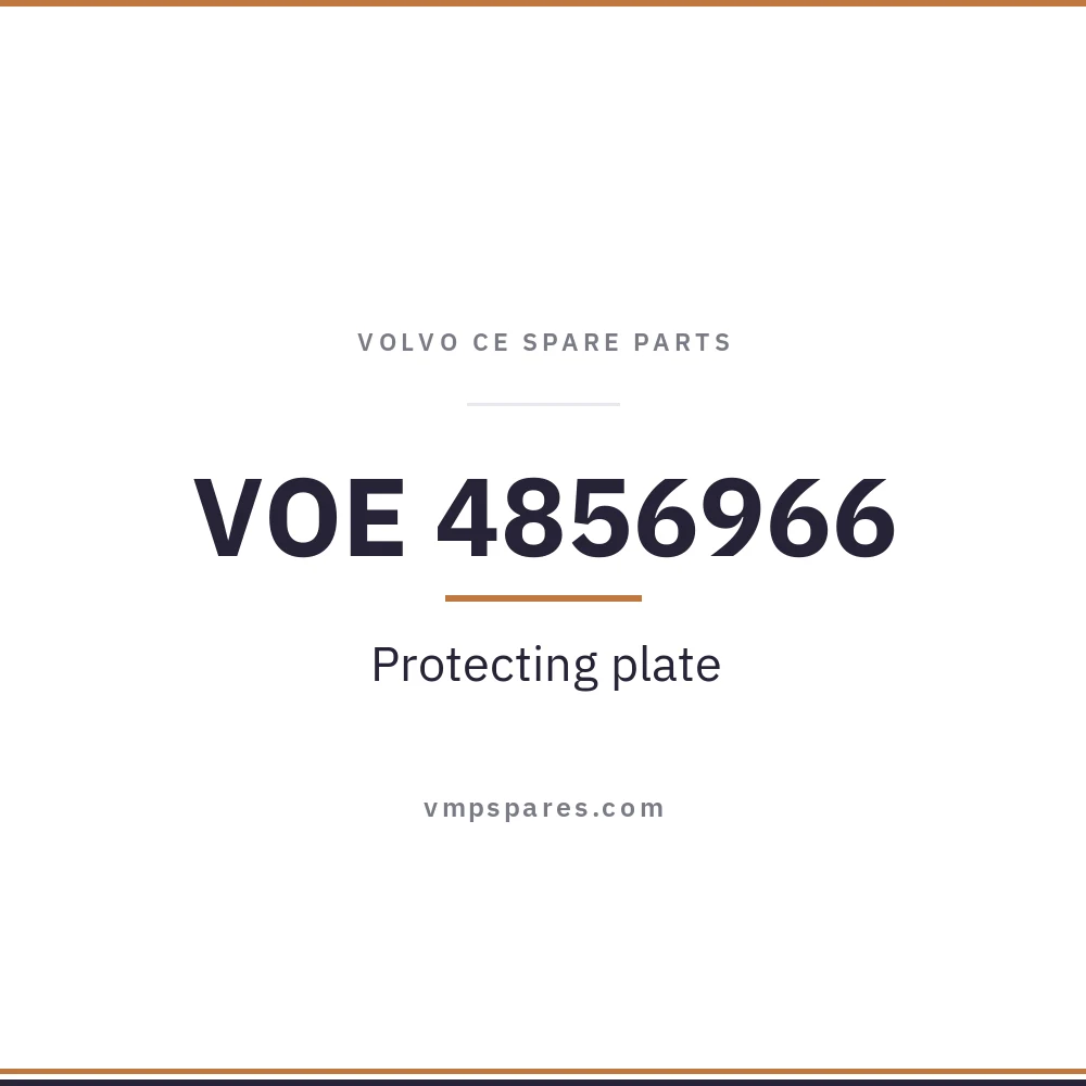 VOE 4856966 – Protecting plate