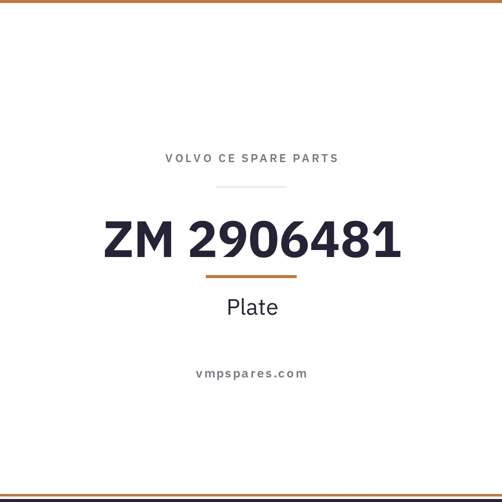ZM 2906481 – Plate