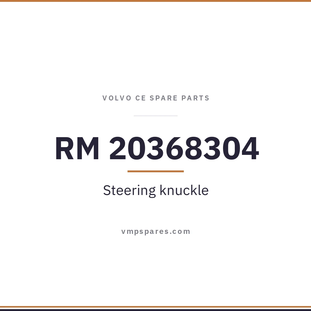 RM 20368304 – Steering knuckle