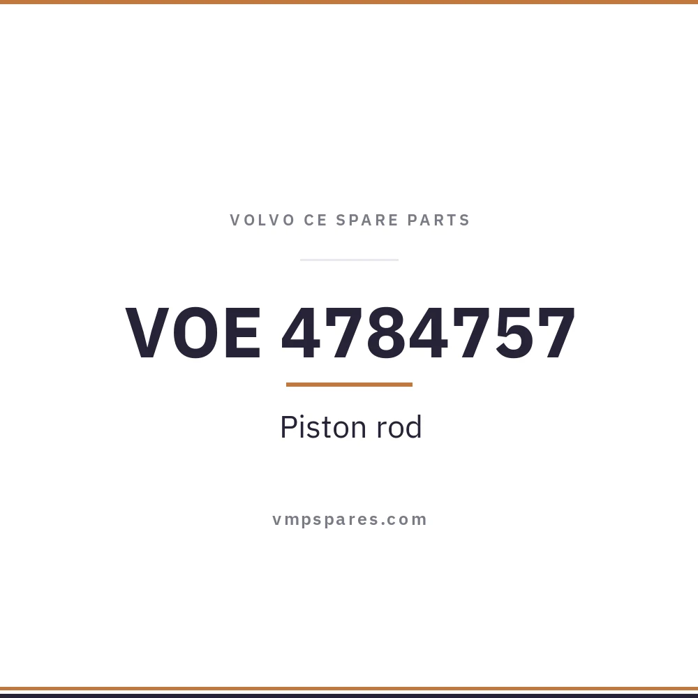 VOE 4784757 – Piston rod