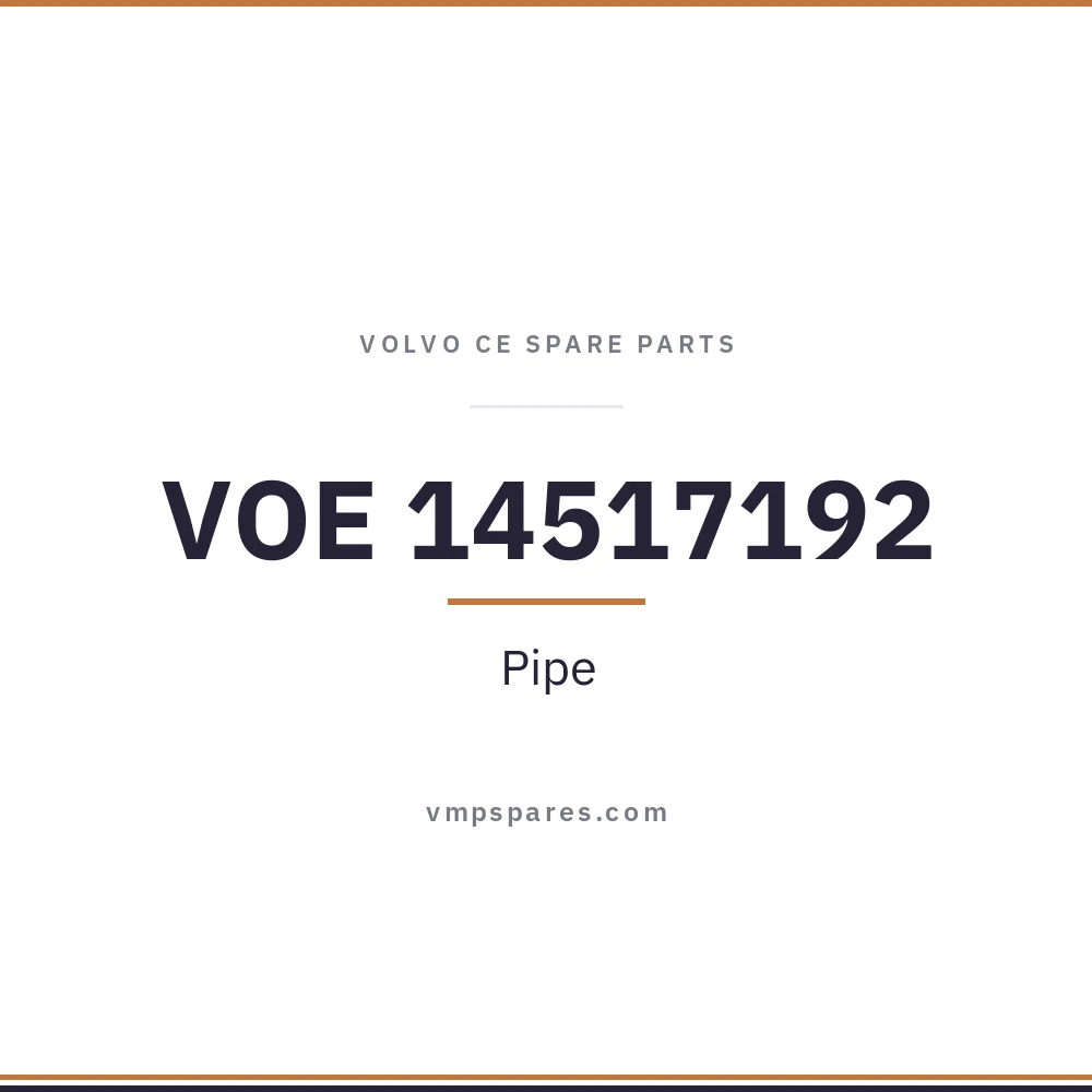 VOE 14517192 – Pipe