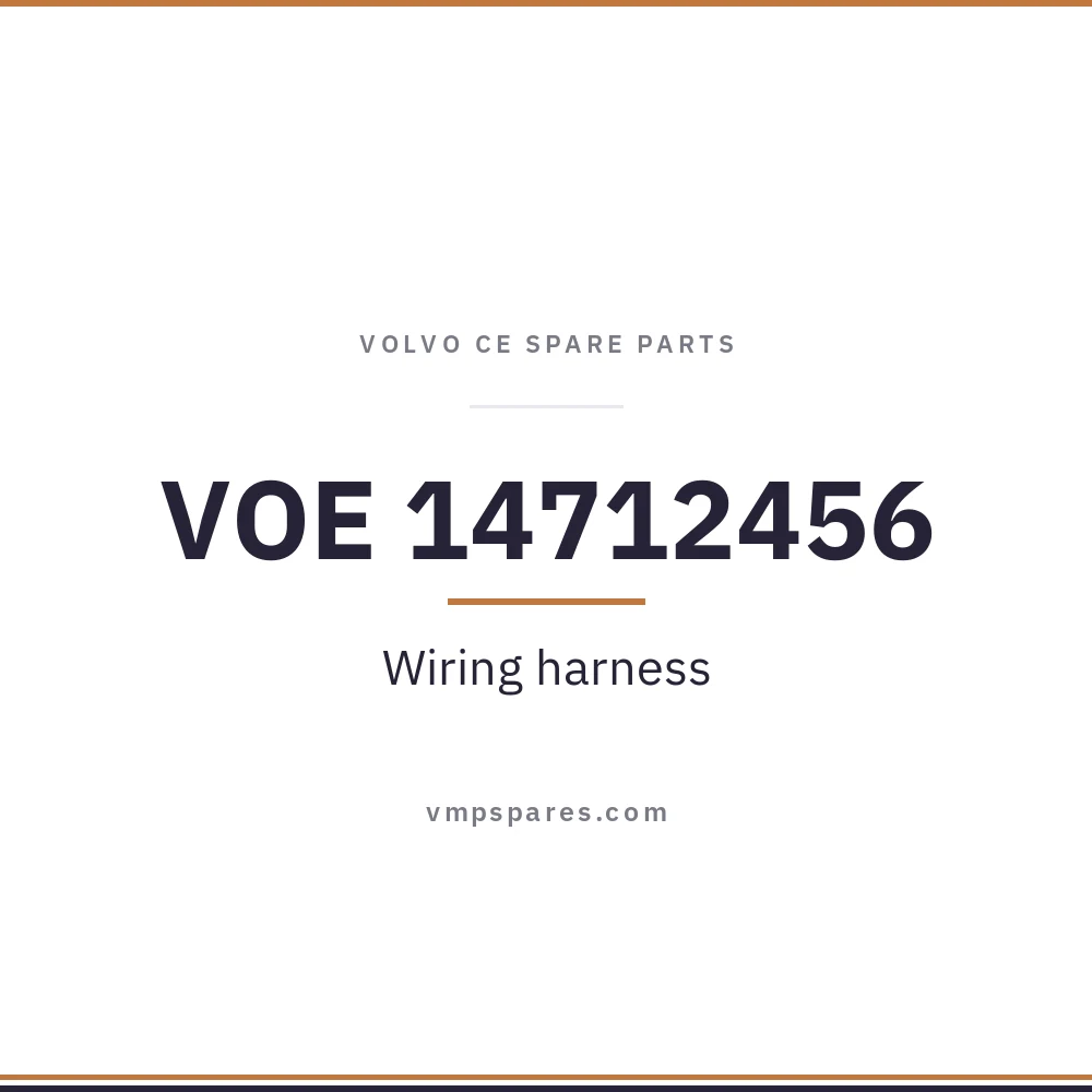 VOE 14712456 – Wiring harness