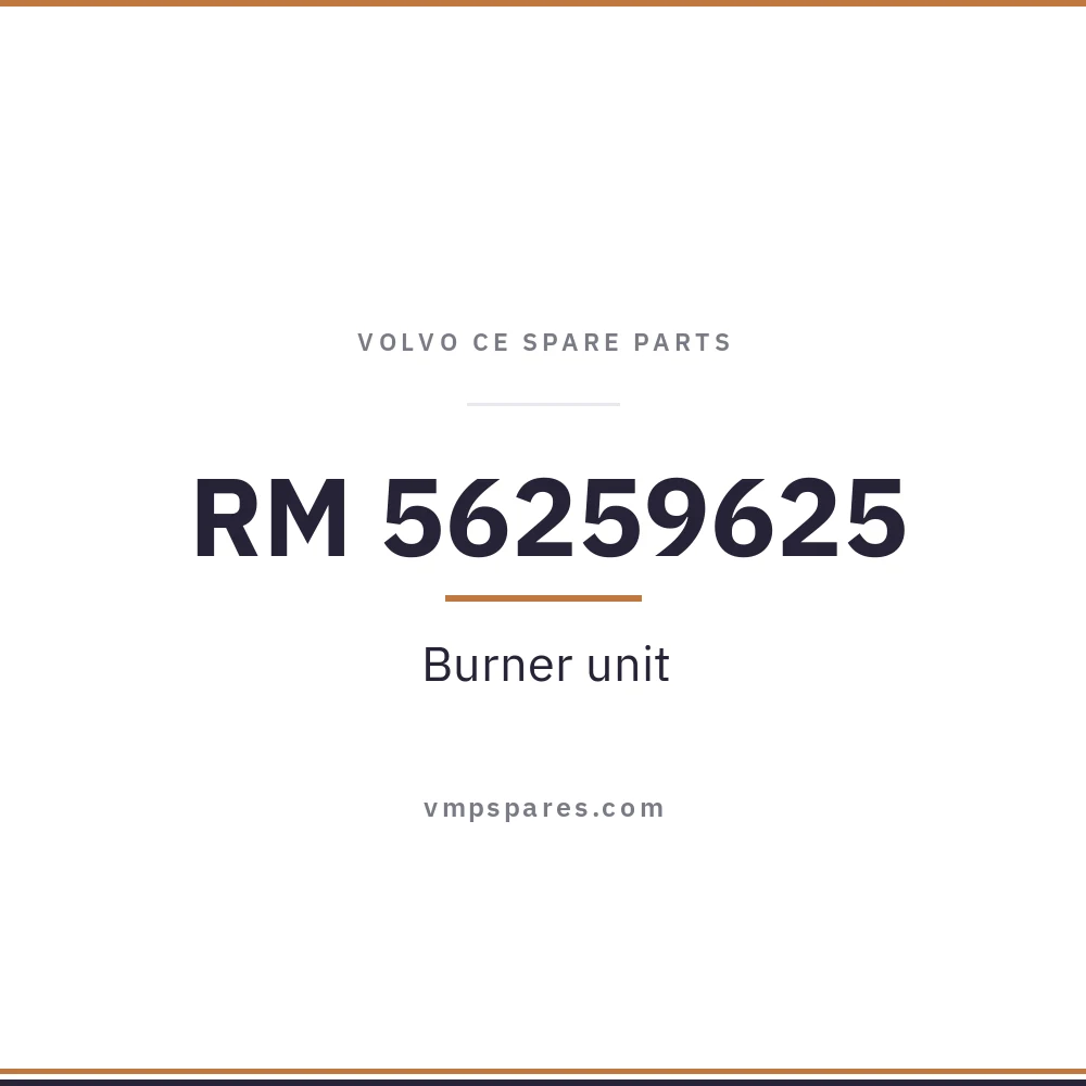 RM 56259625 – Burner unit