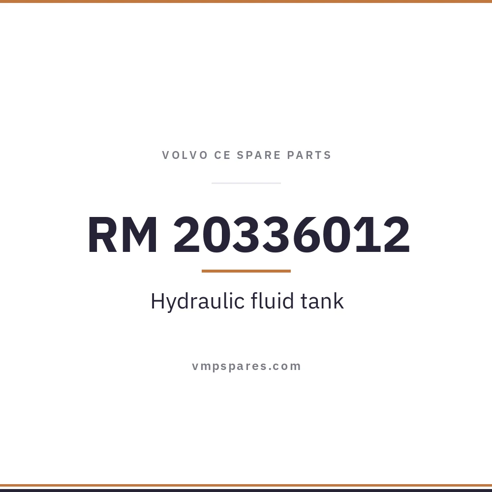 RM 20336012 – Hydraulic fluid tank
