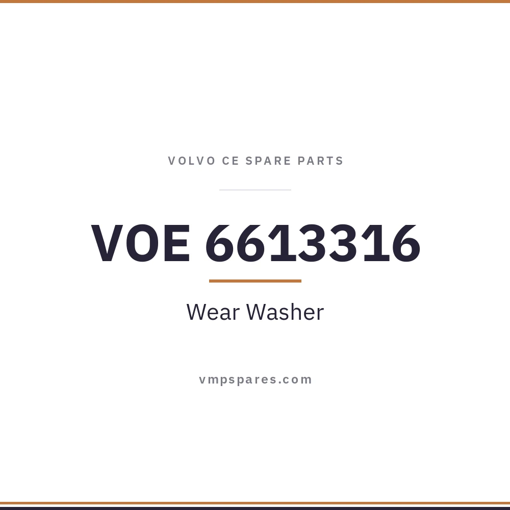 VOE 6613316 – Wear Washer