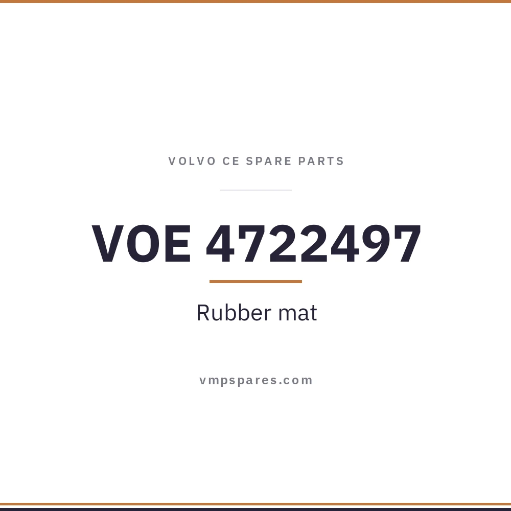 VOE 4722497 – Rubber mat