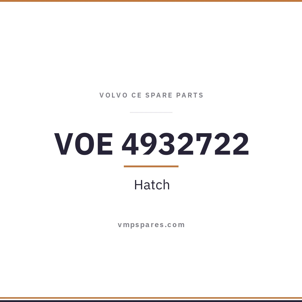 VOE 4932722 – Hatch