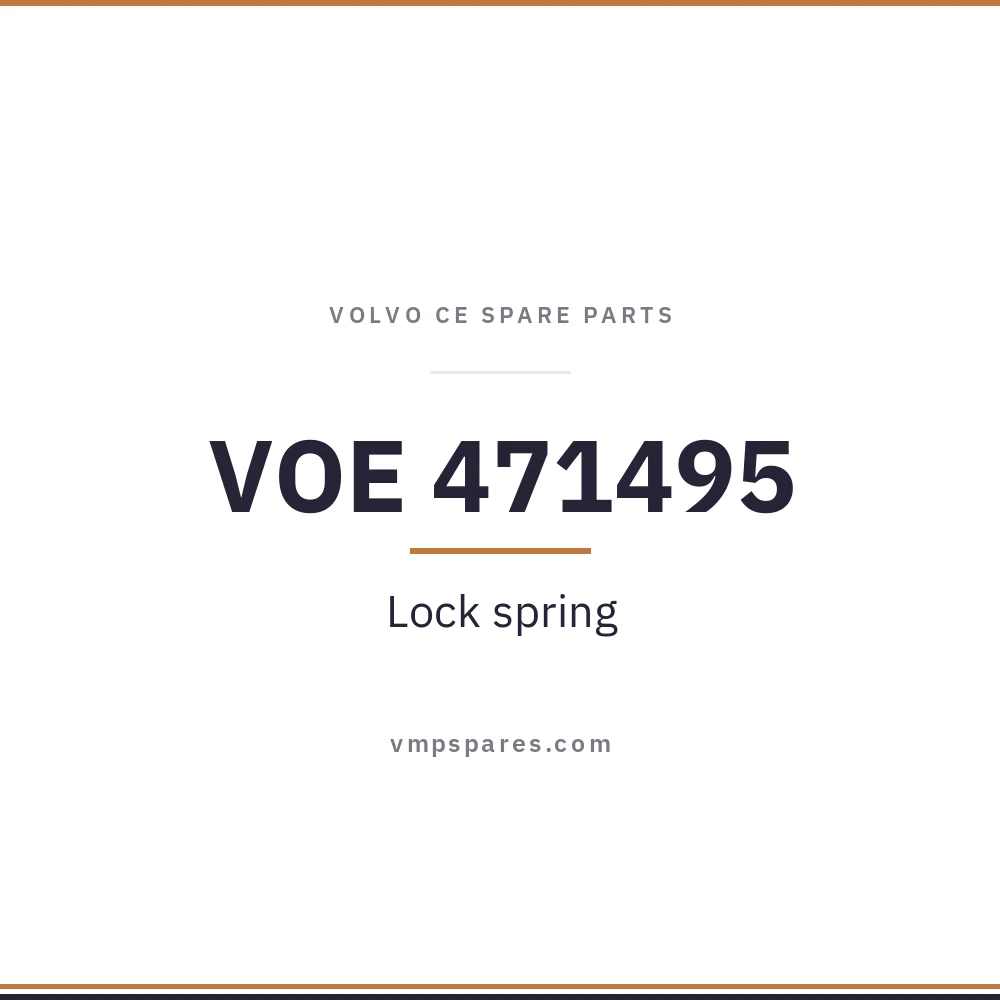 VOE 471495 – Lock spring
